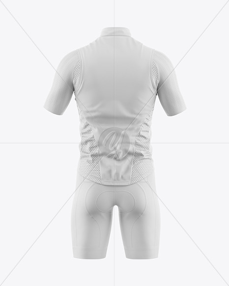 Men's Cycling Suit Mockup