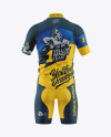 Men's Cycling Suit Mockup