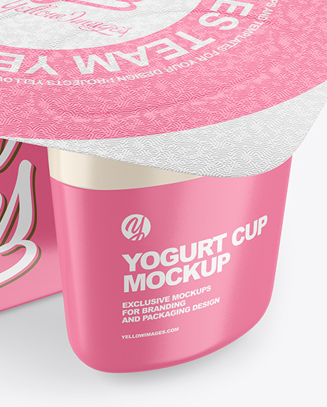 Yogurt Cup Mockup