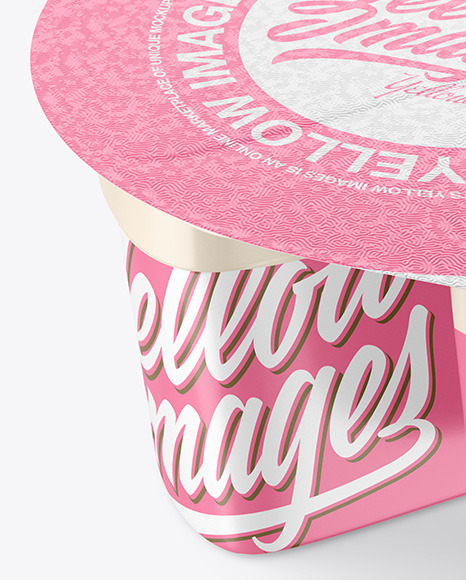 Yogurt Cup Mockup