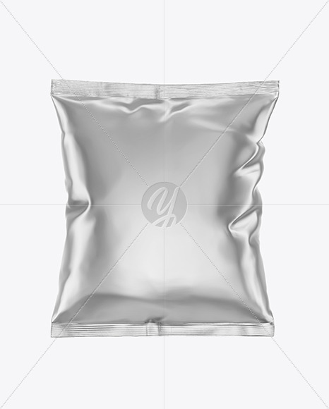 Metallic Snack Package Mockup