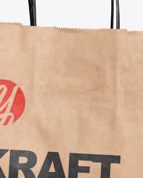 Hand Holding a Paper Bag Mockup