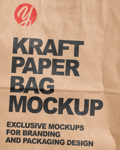 Hand Holding a Paper Bag Mockup