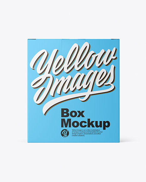 Paper Box Mockup - Mailer mockup