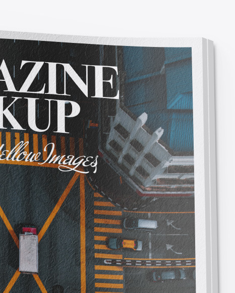 Textured A4 Magazine Mockup