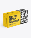 Matte Butter Block Mockup