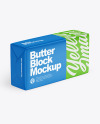 Matte Butter Block Mockup