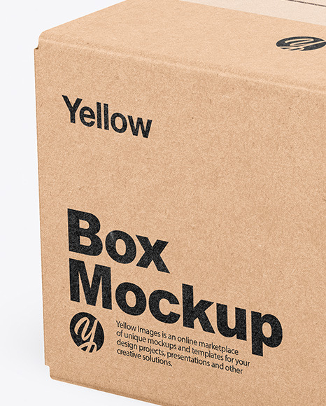 Kraft Box Mockup