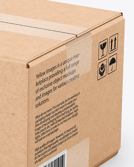 Kraft Box Mockup