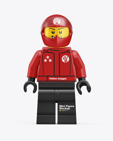 Racer Mini Figure Mockup