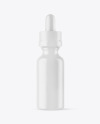Matte Dropper Bottle W/ Shrink Sleeve Mockup