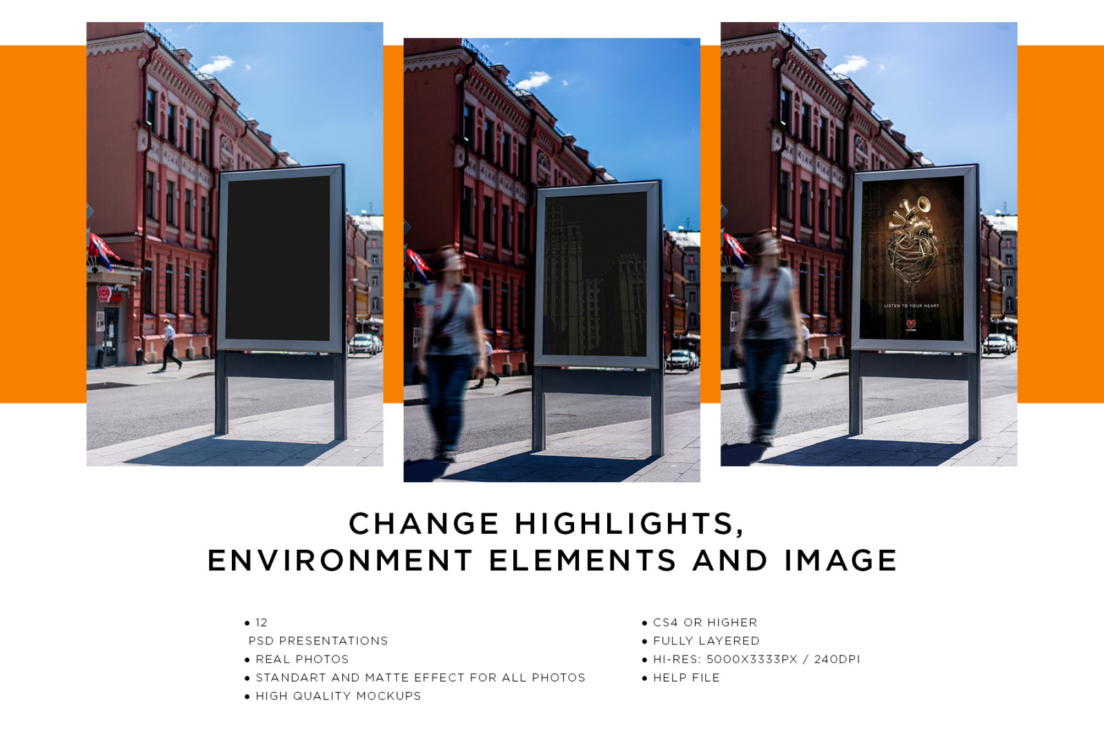 Billboards Urban Mock-Up Billboards Urban Mock-Up