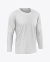 Men&#039;s Long Sleeve T-Shirt Mockup