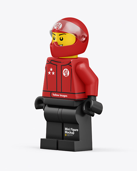 Racer Mini Figure Mockup