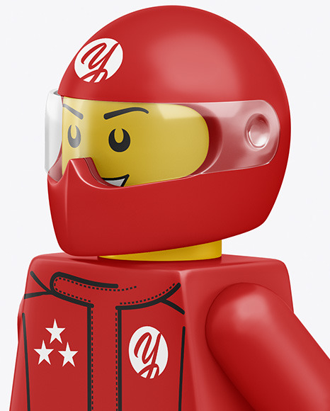 Racer Mini Figure Mockup