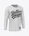 Melange Men&#039;s Long Sleeve T-Shirt Mockup