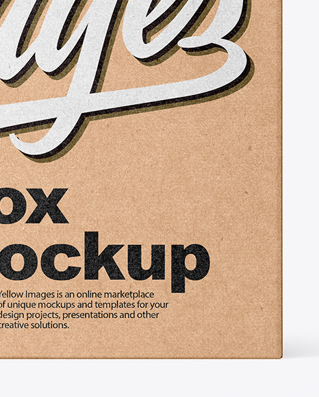 Kraft Box Mockup