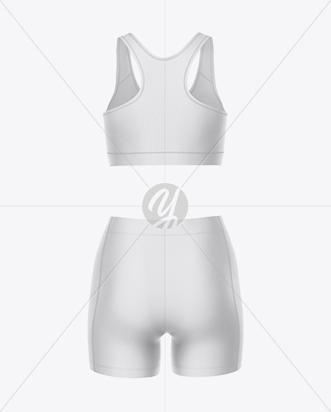 Women's Sport Kit Mockup - Back View