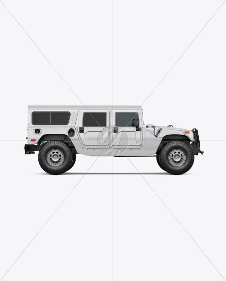 Off-Road SUV Mockup - Side View