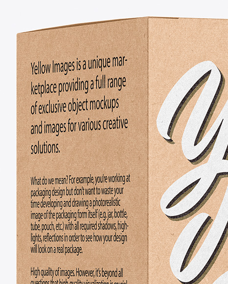 Kraft Box Mockup