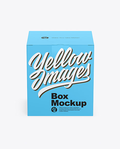 Paper Box Mockup - Mailer mockup