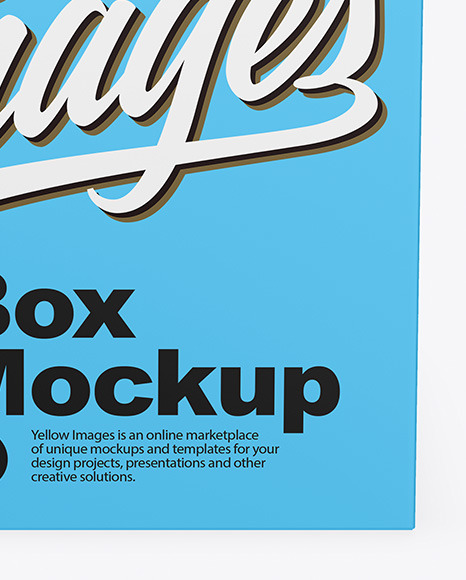 Paper Box Mockup