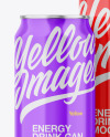 Two Metallic Cans W/ Glossy Finish Mockup