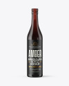 Amber Glass Bottle Mockup Amber Glass Bottle Mockup