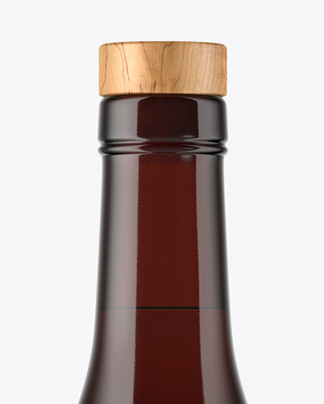 Amber Glass Bottle Mockup Amber Glass Bottle Mockup