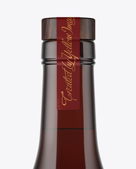 Amber Glass Bottle Mockup Amber Glass Bottle Mockup