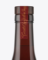 Amber Glass Bottle Mockup Amber Glass Bottle Mockup