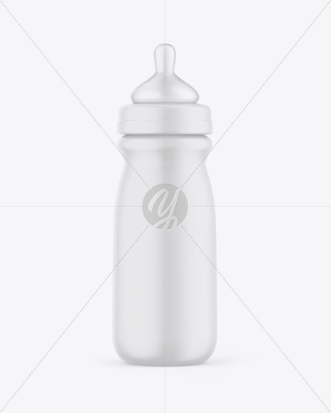 Matte Baby Bottle Mockup