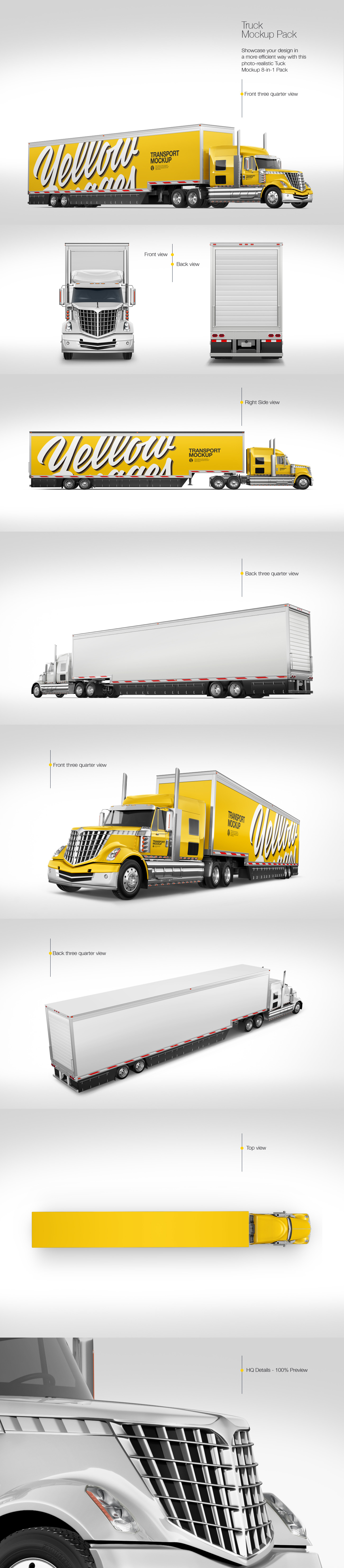 Truck Mockup Pack