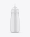 Glossy Baby Bottle Mockup