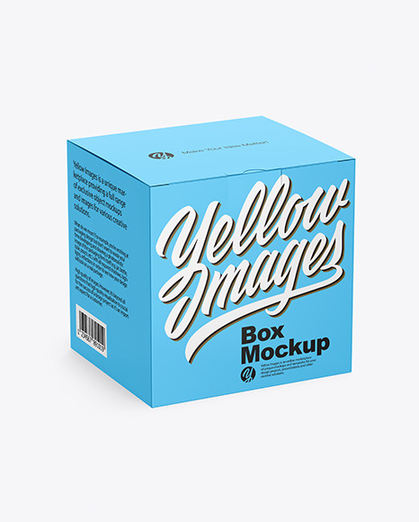 Paper Box Mockup