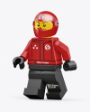 Racer Mini Figure Mockup