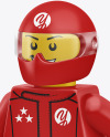 Racer Mini Figure Mockup