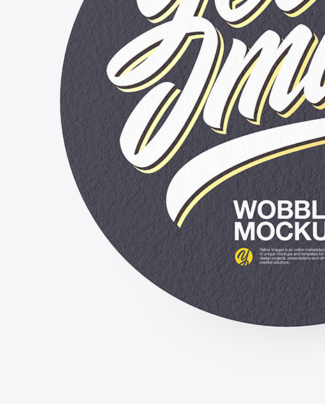 Textured Wobbler Mockup