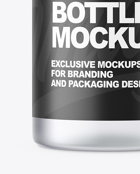 Frosted Dropper Bottle Mockup