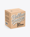 Kraft Box Mockup