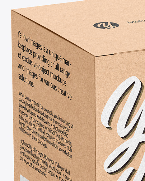 Kraft Box Mockup