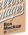 Kraft Box Mockup