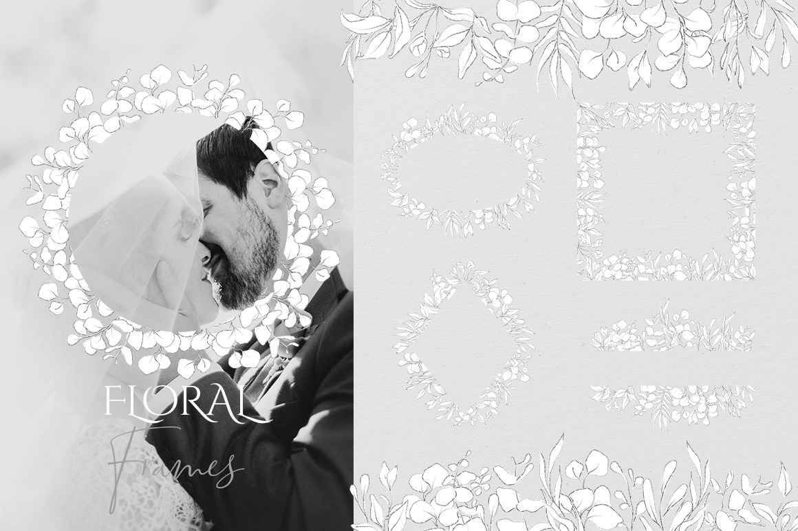 Floral Sketch Illustrations Collection Floral Sketch Illustrations Collection