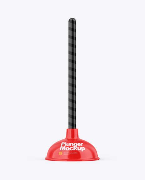 Glossy Plunger Mockup - Pan