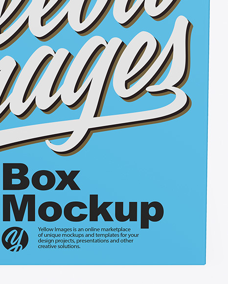 Paper Box Mockup