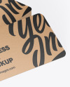 Stack of Kraft Business Cards Mockup