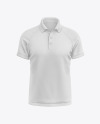 Men's Short Sleeve Polo Raglan Mockup