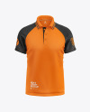 Men's Short Sleeve Polo Raglan Mockup