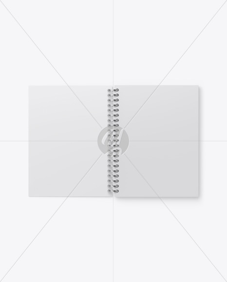 Opened Notebook Mockup