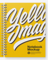 Opened Notebook Mockup